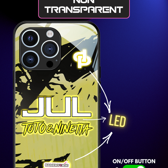 LED Light-Up iPhone Hoesje - JUL Geel