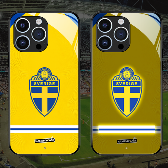 LED Light-Up iPhone Case - Sweden World Cup Jerseys
