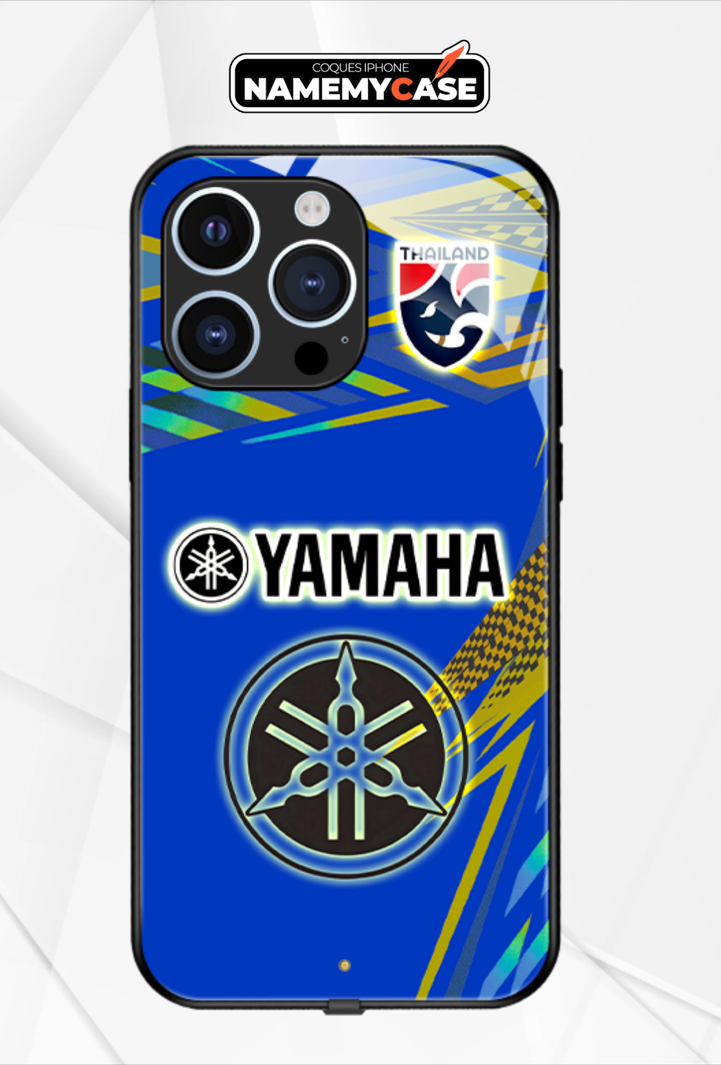 LED Light-Up iPhone Case- Yamaha Bleue