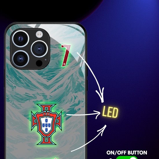 LED Light-Up iPhone Case - World Cup Jersey Portugal