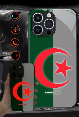 LED Oplaadbare iPhone Hoes - Algerijnse Vlag
