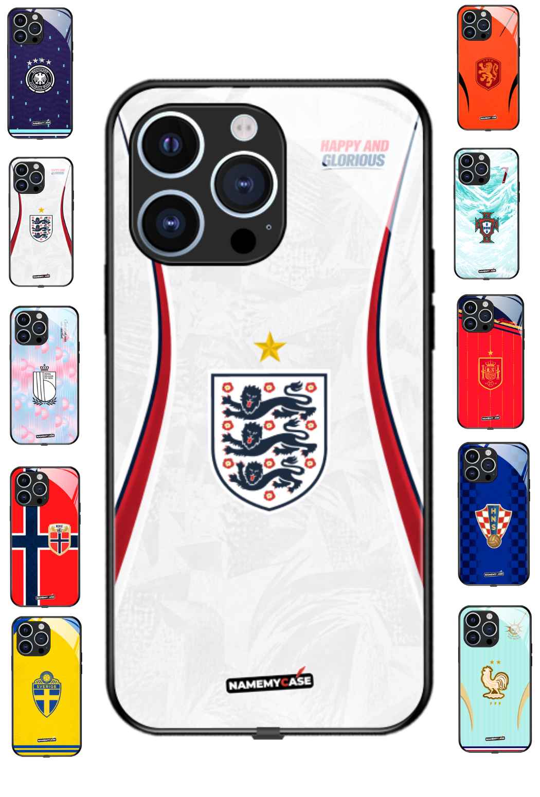 World Cup Jersey iPhone Cases - European Collection