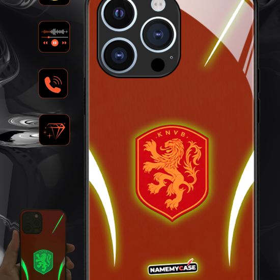 LED Light-Up iPhone Case - World Cup Jersey of the Netherlands