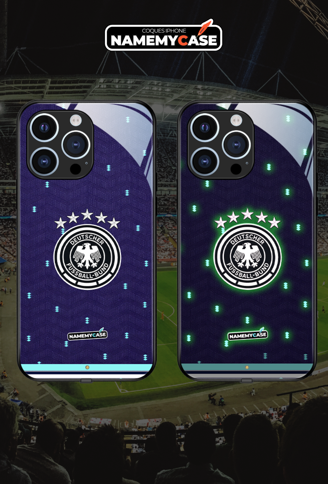 LED Light-Up iPhone Case - World Cup Jersey Germany