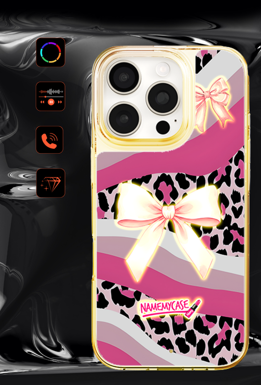 LED Light-Up iPhone Case- Bow Tie Case