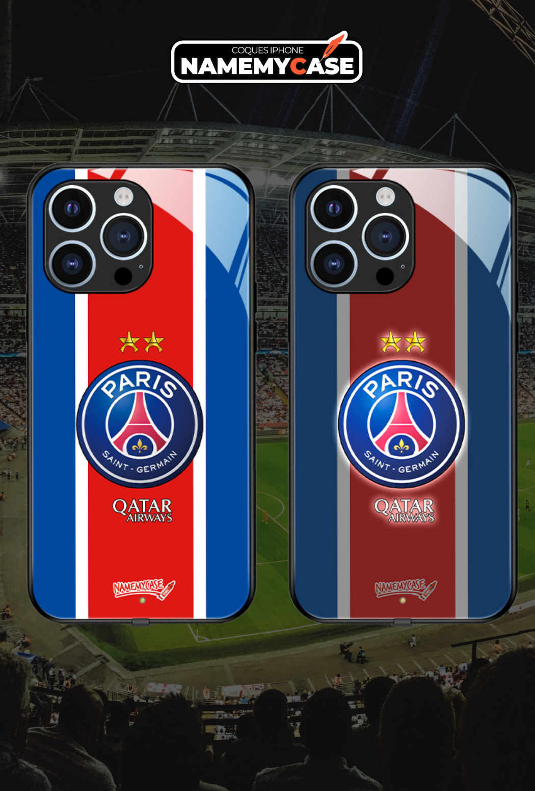 LED Light-Up iPhone Case - PSG Stadium