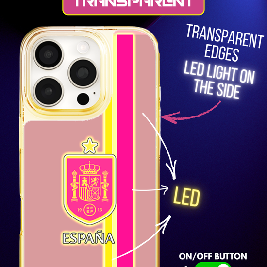 LED Light-Up iPhone Case- Spain