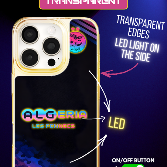 LED Light-Up iPhone Case- Algeria Fennecs