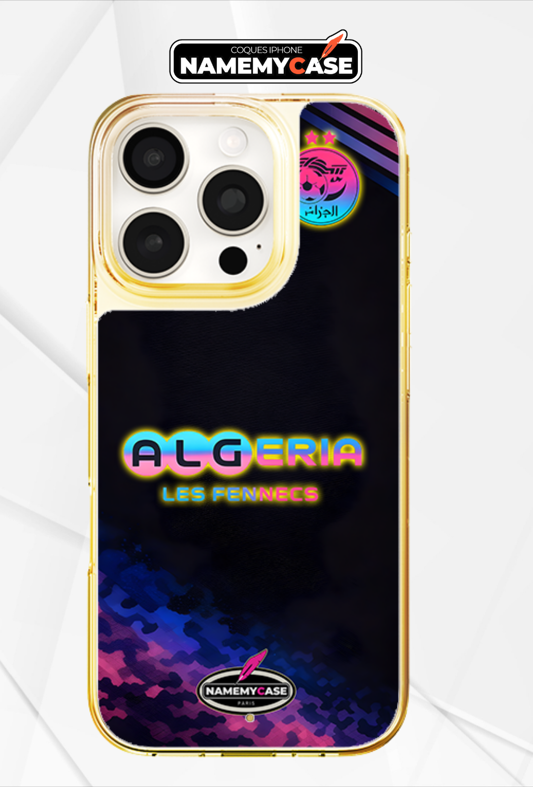 LED Light-Up iPhone Case- Algeria Fennecs