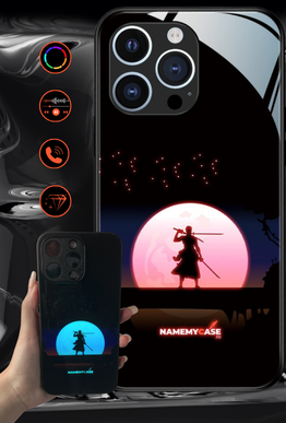 LED Oplichtende iPhone Hoes - Maanlicht overwinning | Zoro One Piece