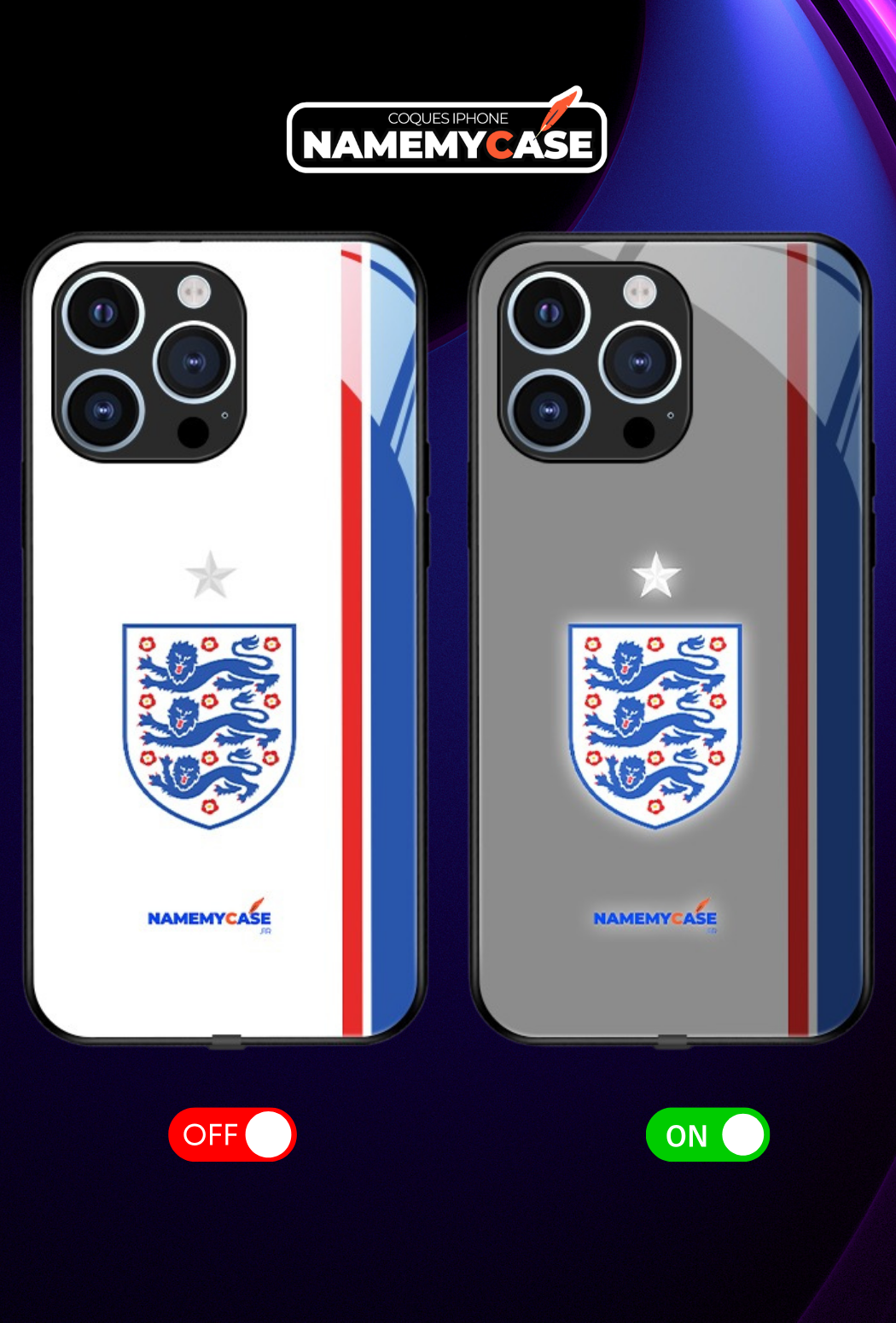 LED Oplaadbare iPhone Hoes - Engeland