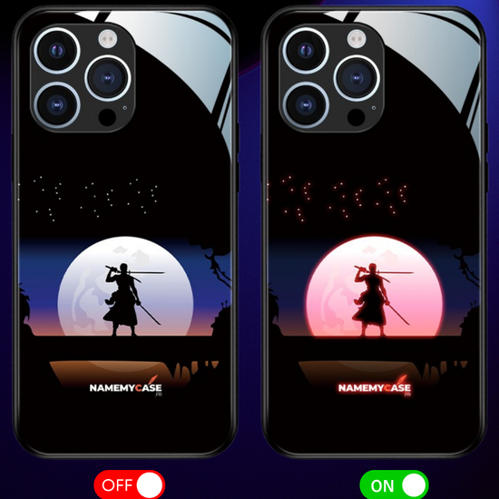 LED Oplichtende iPhone Hoes - Maanlicht overwinning | Zoro One Piece
