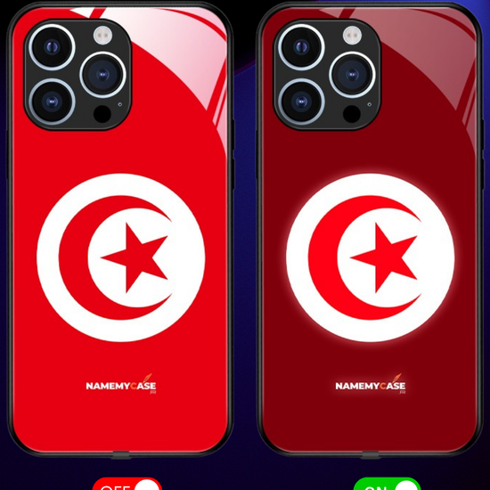LED Oplaadbare iPhone Hoes - Tunesische Vlag