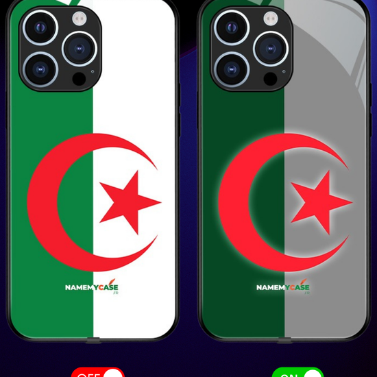 LED Oplaadbare iPhone Hoes - Algerijnse Vlag