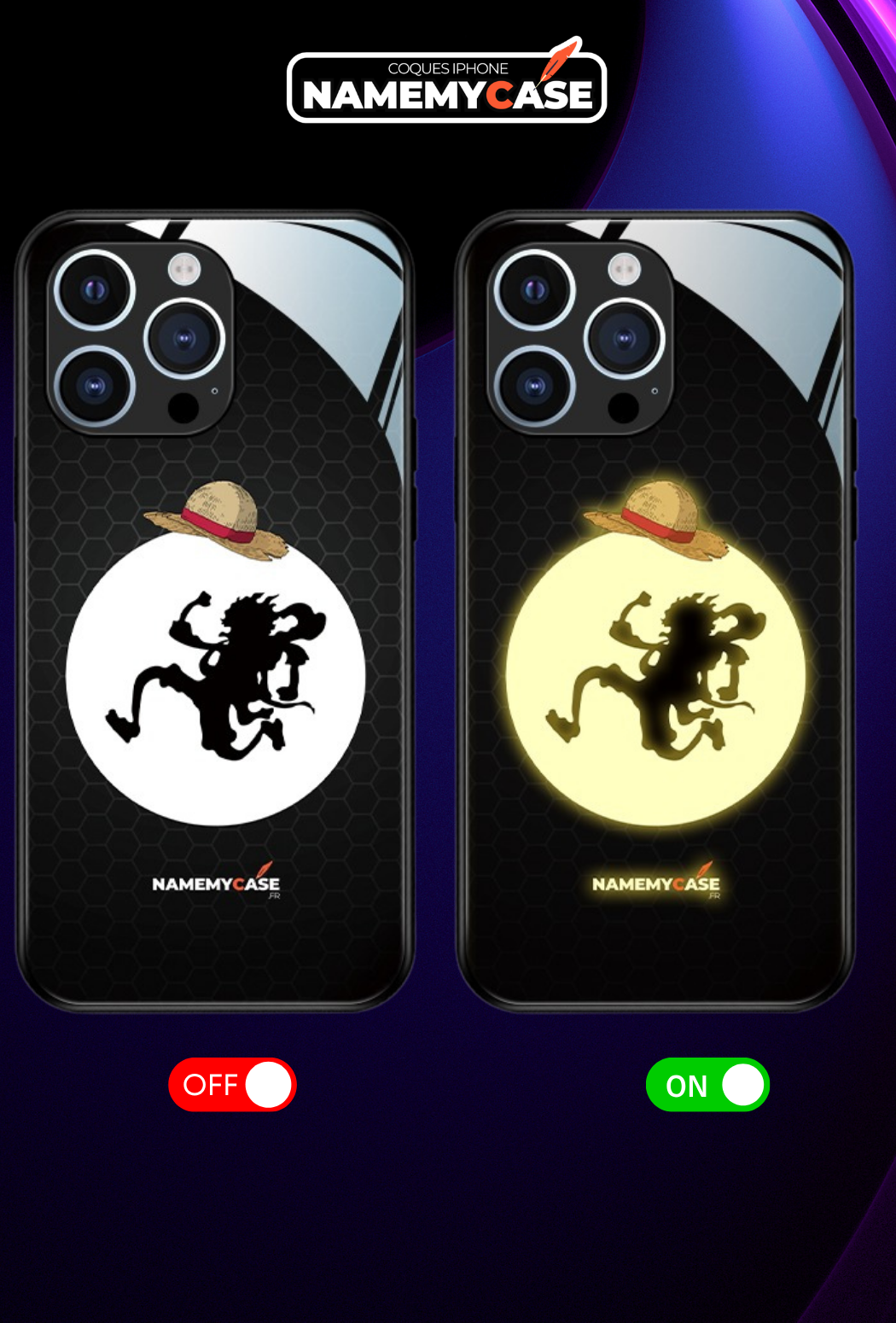 LED Oplaadbare iPhone Hoesje - Nika | Stuk