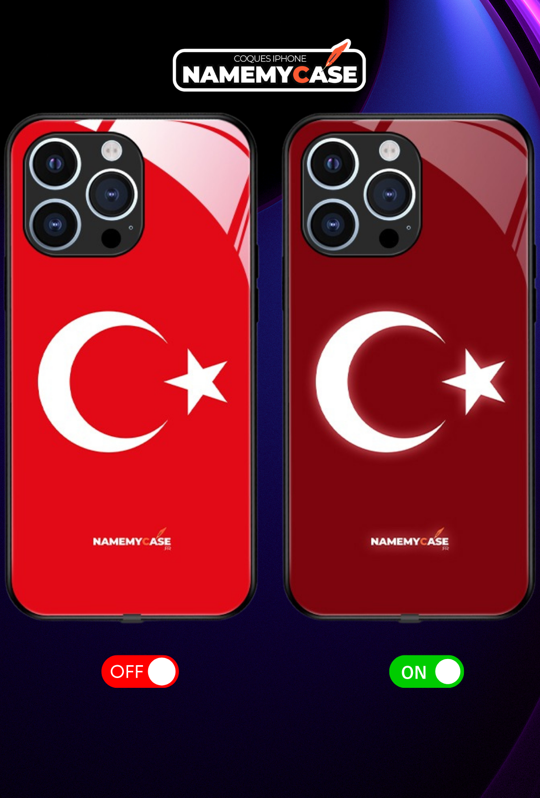 LED Oplaadbare iPhone Hoes - Turkije