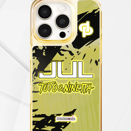 LED Light-Up iPhone Hoesje - JUL Geel