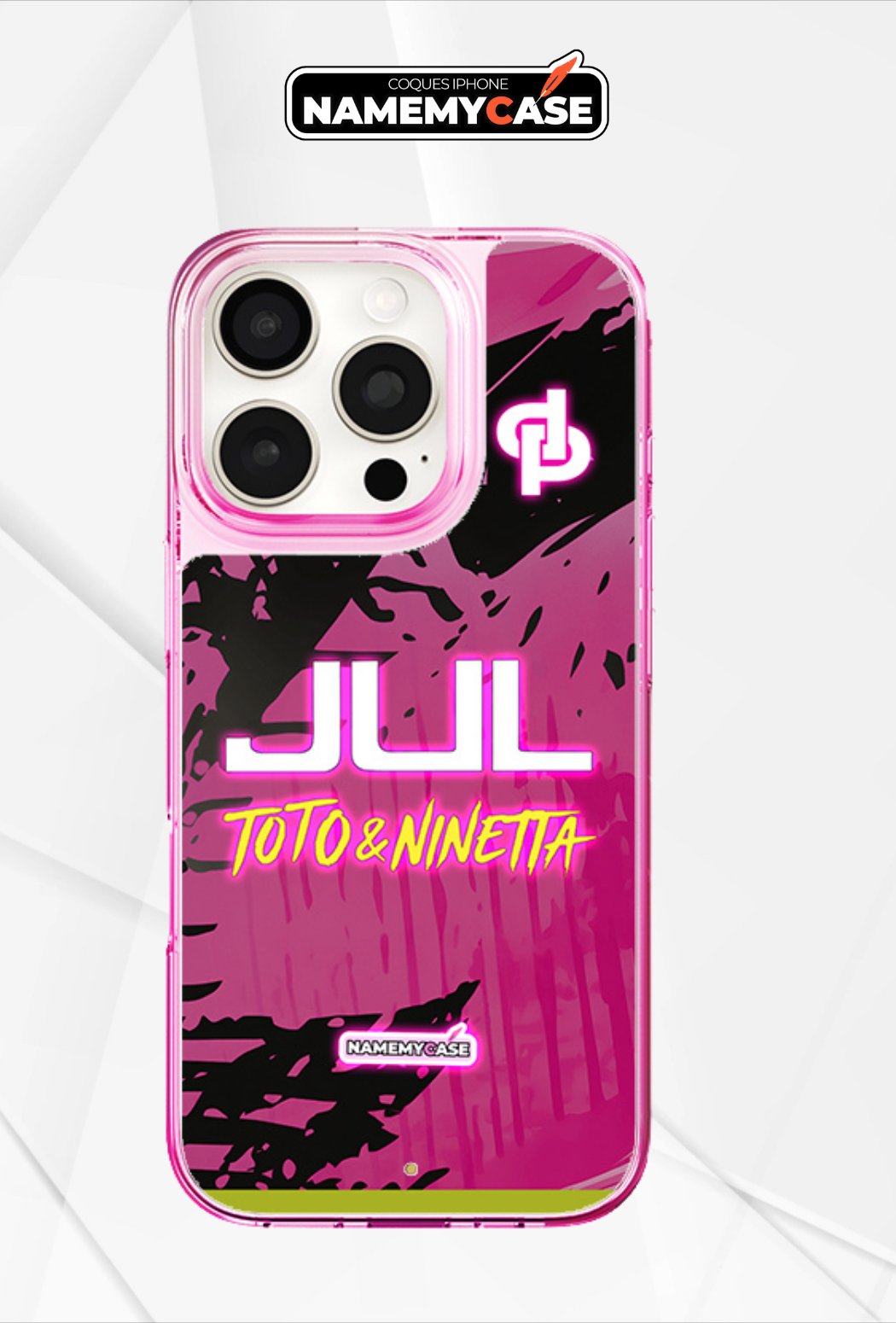 LED Light-Up iPhone Hoesje - JUL Roze