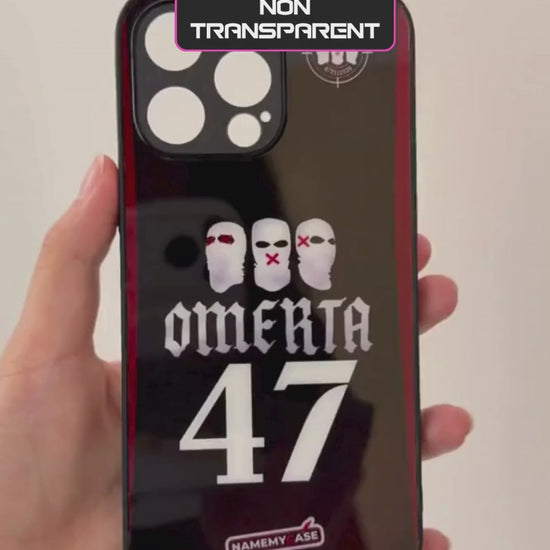 LED Light-Up iPhone Case- Omerta Black