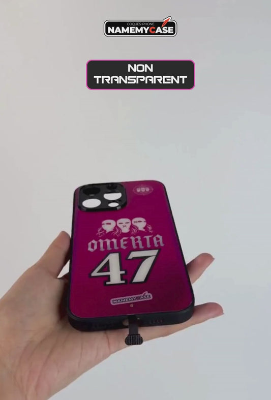 LED Light-Up iPhone Case- Omerta Pink