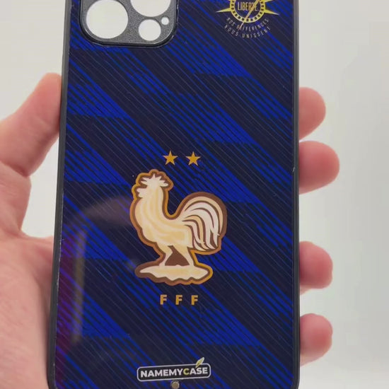 LED Light-Up iPhone Case - France Home World Cup Jerseys