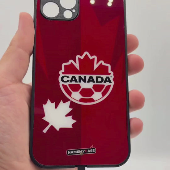 LED Light-Up iPhone Case - Canada World Cup Jerseys