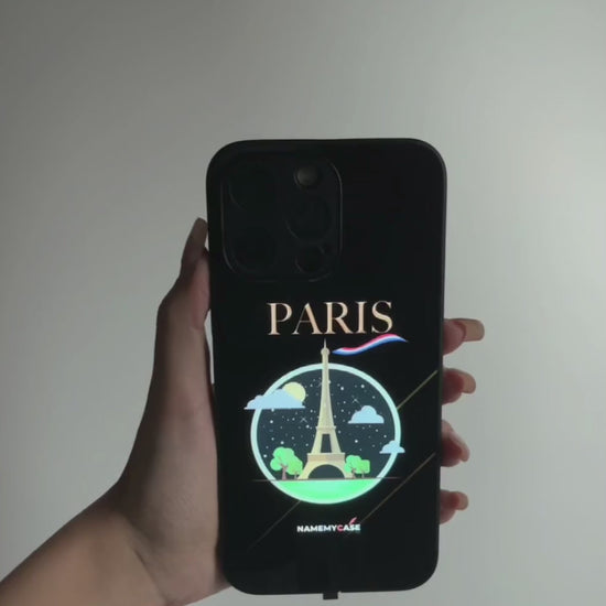 LED Oplichtend iPhone Hoesje - Parijs