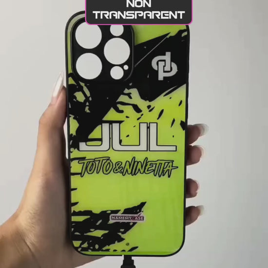 LED Light-Up iPhone Hoesje - JUL Geel