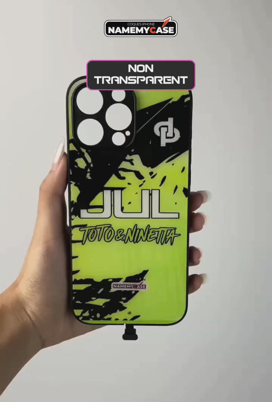 LED Light-Up iPhone Hoesje - JUL Geel