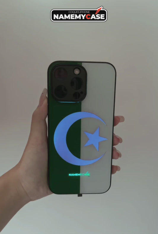 LED Oplaadbare iPhone Hoes - Algerijnse Vlag