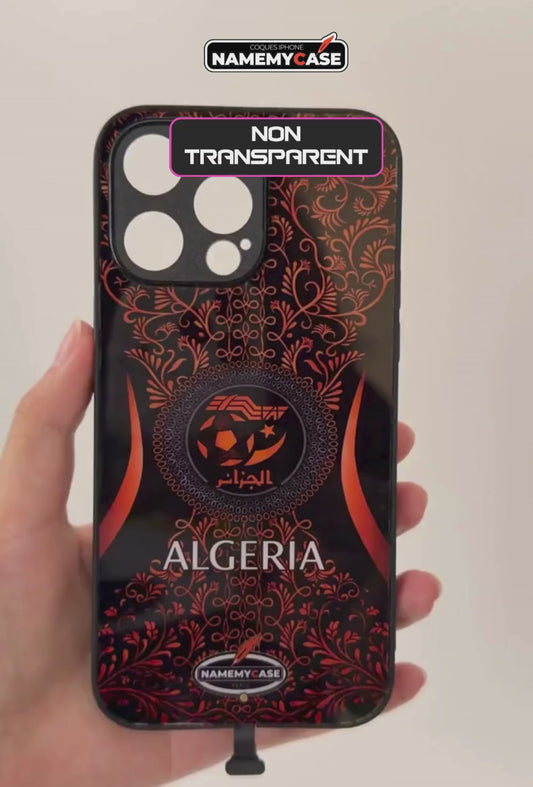 LED Light-Up iPhone Case- Algeria Orange